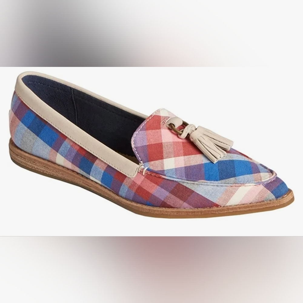 Sperry womens boat shoes plaid several sizes NEW WITH BOX